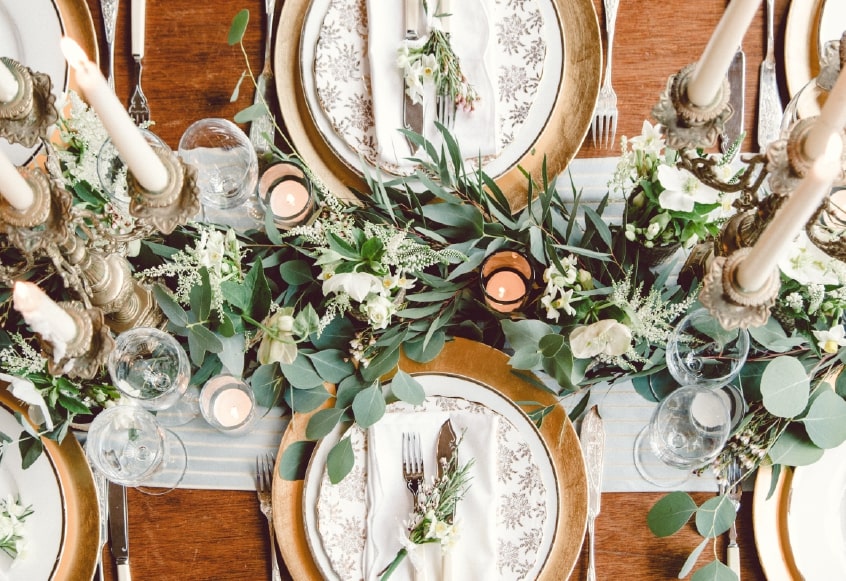 Wedding Table Arrangements
